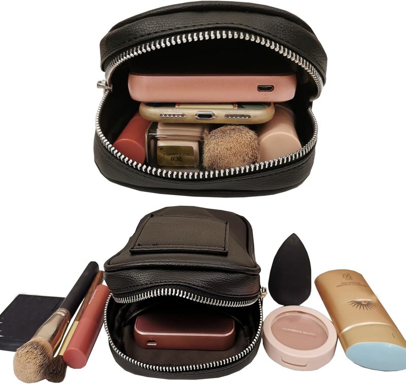 Larswon Plus Size Leg Harness Bag for Women - Synthetic Leather Thigh Pouch Hip Fanny Pack - Image 5
